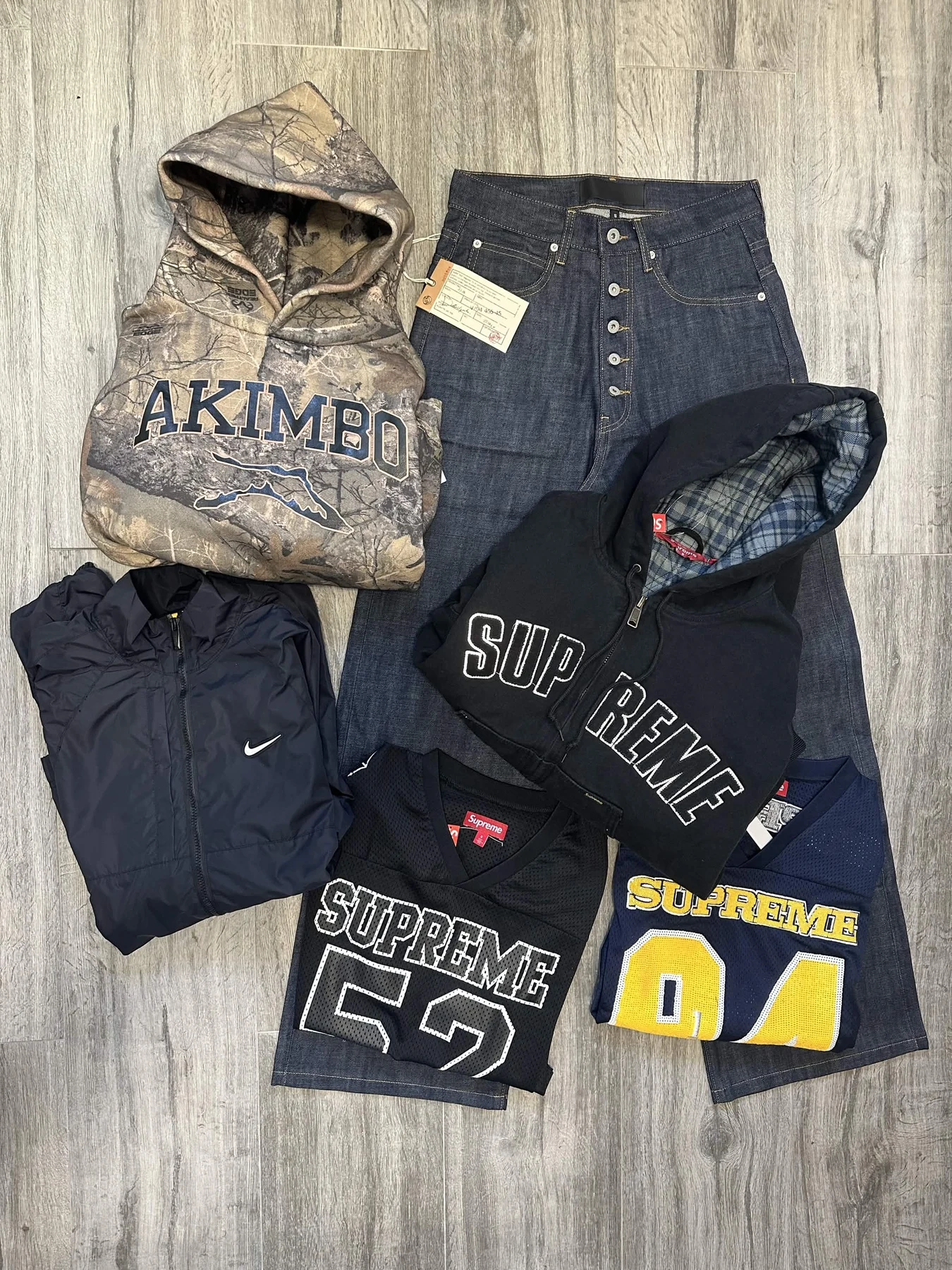 Overview of the six TigerReps clothing pieces